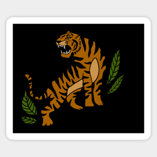 Tiger Big Cat, Tropical Animal Sticker